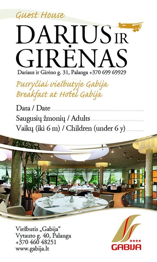 Апартаменты Guest House Darius ir Girėnas Паланга-27